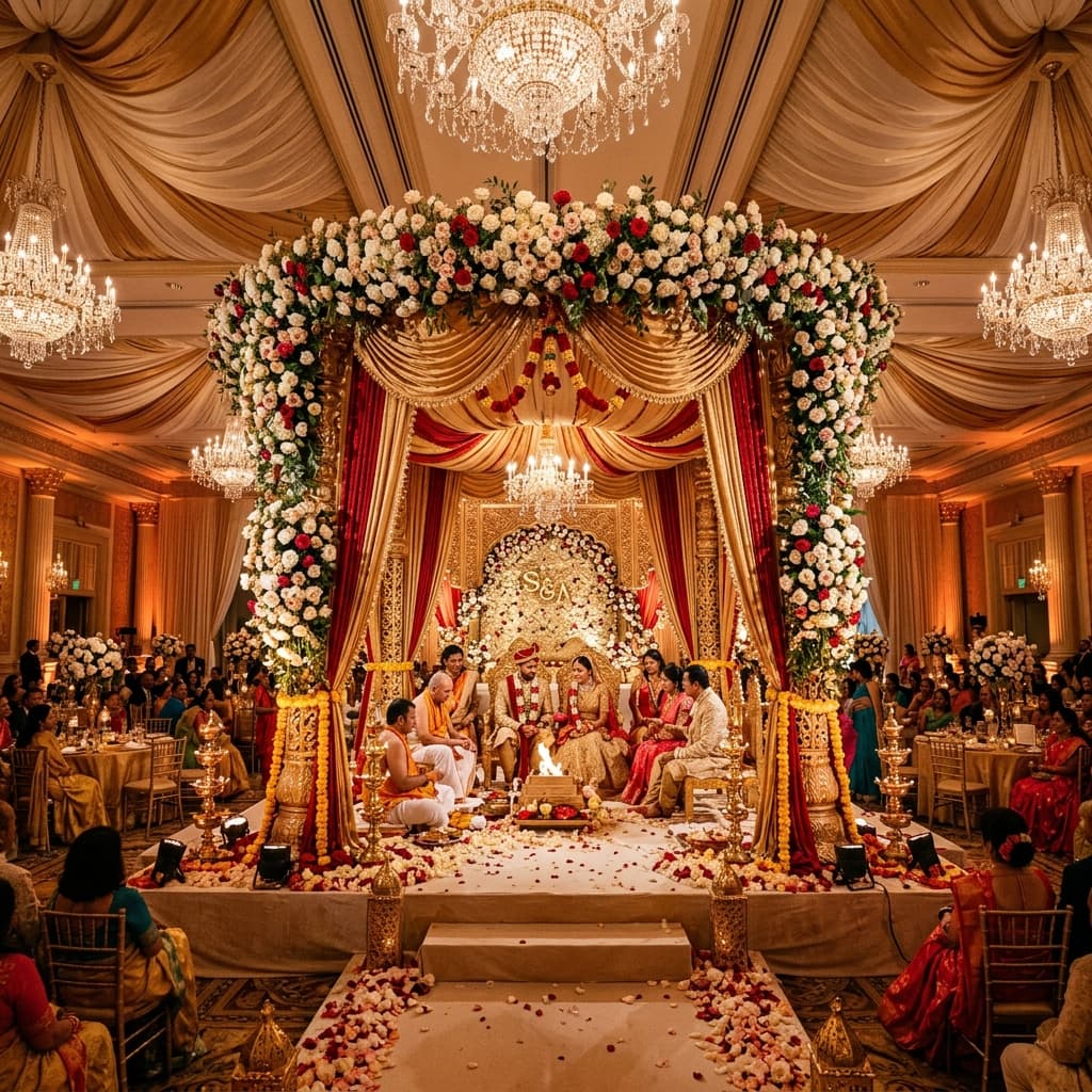 Luxury event decoration by Phoolkari Decor Studio